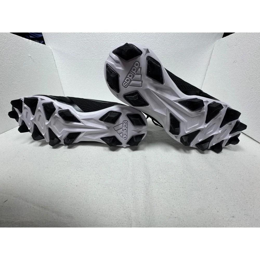 Adidas Icon 8 MD Baseball Cleats Mens 6.5 Black White NWT IG9589 Molded Athletic